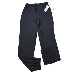 Gaiam Warrior Jogger Activewear Lounge Mens Small Pose Pant‎ Black NEW